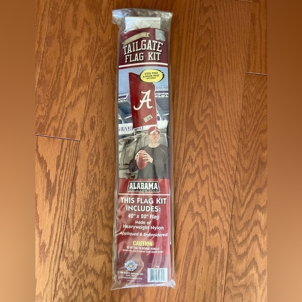 2 Alabama ROLL TIDE Flag Banner Tailgate 42” x 20” - Picture 2 of 5
